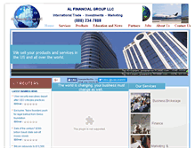 Tablet Screenshot of alfinancialgroup.com